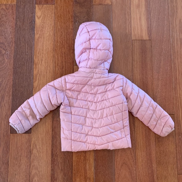 H&M Toddler Girls Pink Puffer Coat Jacket 2T - Picture 2 of 4